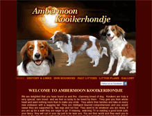 Tablet Screenshot of ambermoonkennels.com